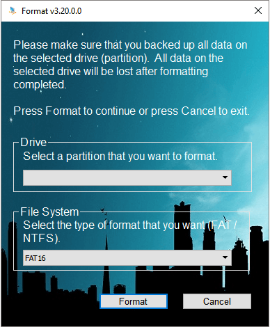 Reparationsformat för Apacer USB 3.0
