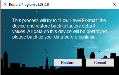 Apacer USB 3.0 reparationsåterställningsalternativ