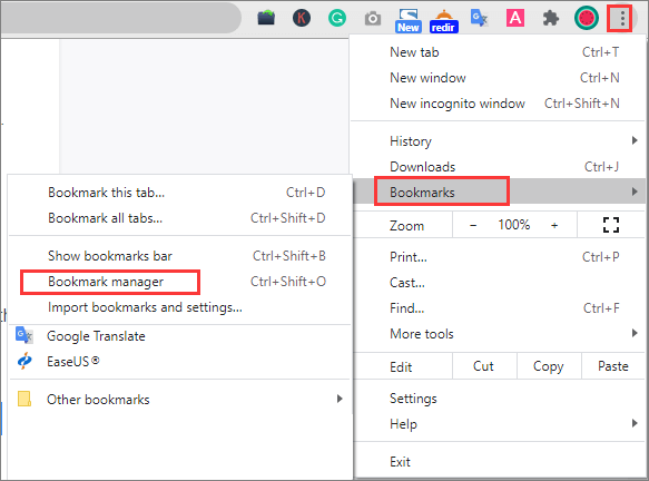 säkerhetskopiera google bokmärke -1