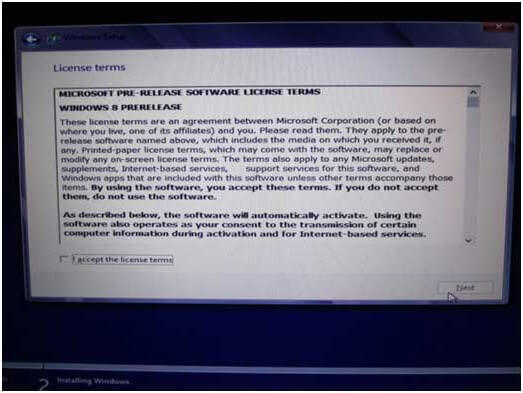 acceptera licensvillkoren