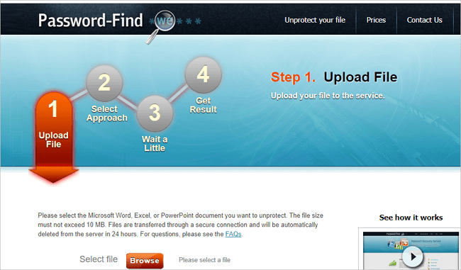 excel lösenordsborttagare online