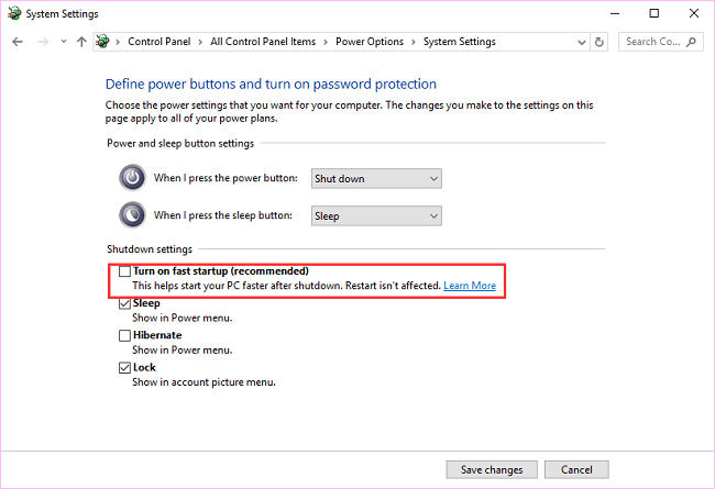 filen försvann - strömalternativ 3