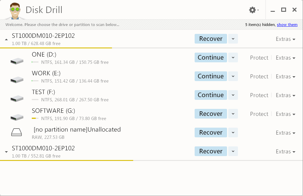 diskborr för sandisk dataåterställning