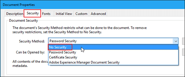 öppna pdf utan lösenord