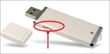 Ta bort skrivskyddet på USB.