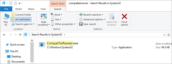 Microsoft-kompatibilitetstelemetri