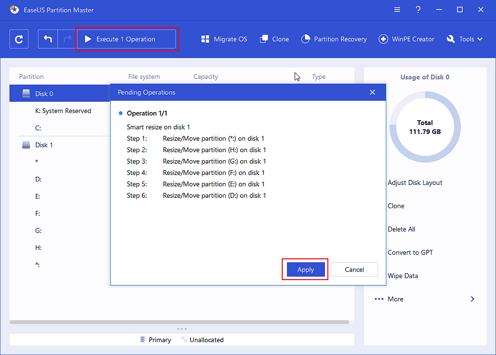 resize unallocated space 5