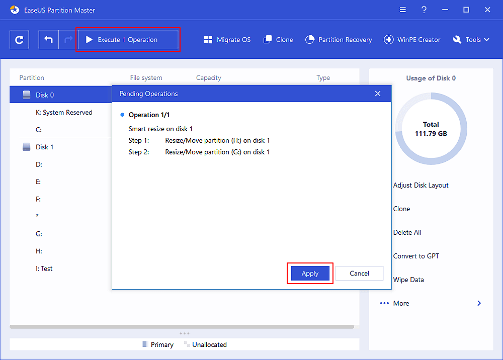 decrease partition step 3