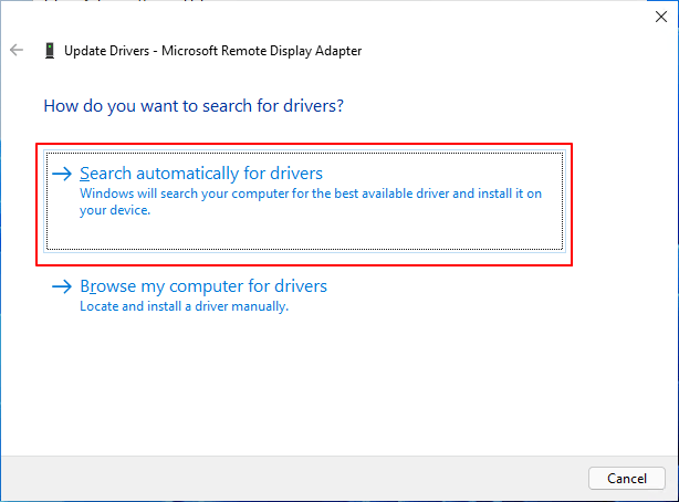 Bekräfta uppdateringen