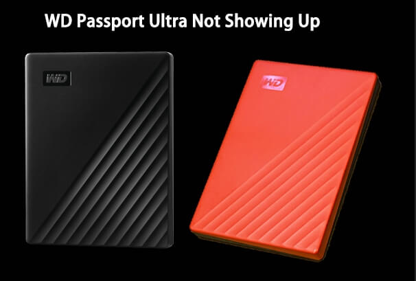 WD My Passport Ultra dyker inte upp